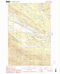 Ronald Washington Historical topographic map, 1:24000 scale, 7.5 X 7.5 Minute, Year 1989