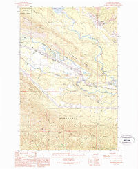 Ronald Washington Historical topographic map, 1:24000 scale, 7.5 X 7.5 Minute, Year 1989