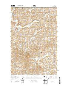 Rosalia Washington Current topographic map, 1:24000 scale, 7.5 X 7.5 Minute, Year 2014
