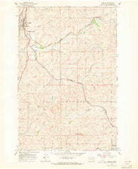 Rosalia Washington Historical topographic map, 1:24000 scale, 7.5 X 7.5 Minute, Year 1964