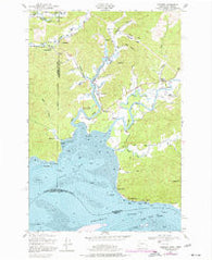 Rosburg Washington Historical topographic map, 1:24000 scale, 7.5 X 7.5 Minute, Year 1949