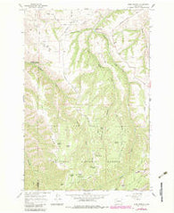 Rose Springs Washington Historical topographic map, 1:24000 scale, 7.5 X 7.5 Minute, Year 1967
