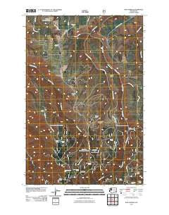 Rose Springs Washington Historical topographic map, 1:24000 scale, 7.5 X 7.5 Minute, Year 2011