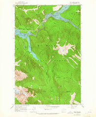 Ross Dam Washington Historical topographic map, 1:24000 scale, 7.5 X 7.5 Minute, Year 1963