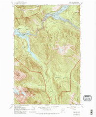 Ross Dam Washington Historical topographic map, 1:24000 scale, 7.5 X 7.5 Minute, Year 1963