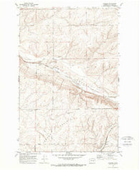 Roxboro Washington Historical topographic map, 1:24000 scale, 7.5 X 7.5 Minute, Year 1970