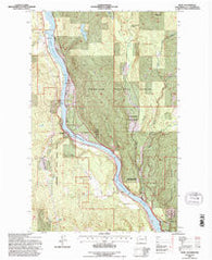 Ruby Washington Historical topographic map, 1:24000 scale, 7.5 X 7.5 Minute, Year 1992