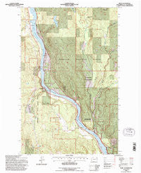 Ruby Washington Historical topographic map, 1:24000 scale, 7.5 X 7.5 Minute, Year 1992