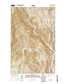 Ruby Hill Washington Current topographic map, 1:24000 scale, 7.5 X 7.5 Minute, Year 2014