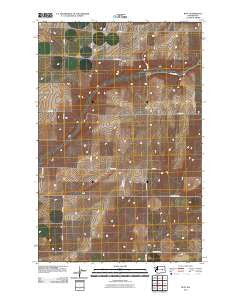 Ruff Washington Historical topographic map, 1:24000 scale, 7.5 X 7.5 Minute, Year 2011