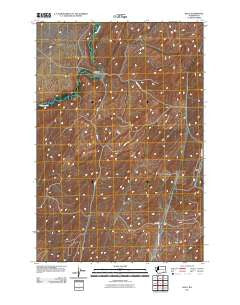 Rulo Washington Historical topographic map, 1:24000 scale, 7.5 X 7.5 Minute, Year 2011