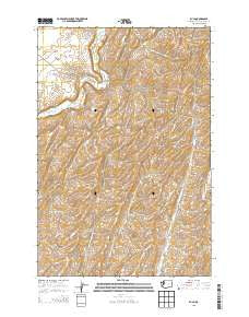Rulo Washington Current topographic map, 1:24000 scale, 7.5 X 7.5 Minute, Year 2013