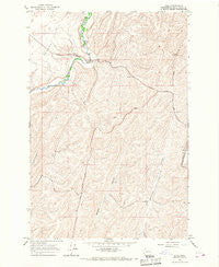 Rulo Washington Historical topographic map, 1:24000 scale, 7.5 X 7.5 Minute, Year 1966