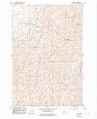 Rulo Washington Historical topographic map, 1:24000 scale, 7.5 X 7.5 Minute, Year 1991