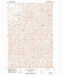 Rulo Washington Historical topographic map, 1:24000 scale, 7.5 X 7.5 Minute, Year 1991