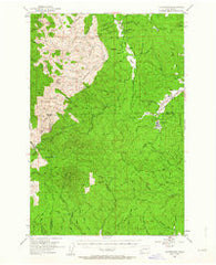 Ryderwood Washington Historical topographic map, 1:62500 scale, 15 X 15 Minute, Year 1953