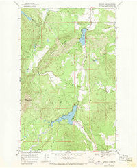 Sacheen Lake Washington Historical topographic map, 1:24000 scale, 7.5 X 7.5 Minute, Year 1968