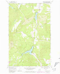 Sacheen Lake Washington Historical topographic map, 1:24000 scale, 7.5 X 7.5 Minute, Year 1968