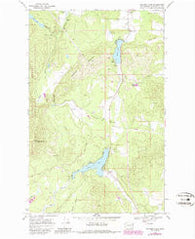 Sacheen Lake Washington Historical topographic map, 1:24000 scale, 7.5 X 7.5 Minute, Year 1968