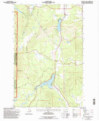 Sacheen Lake Washington Historical topographic map, 1:24000 scale, 7.5 X 7.5 Minute, Year 1992