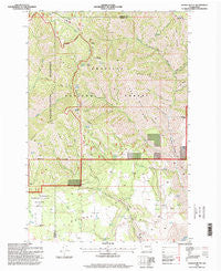 Saddle Butte Washington Historical topographic map, 1:24000 scale, 7.5 X 7.5 Minute, Year 1995