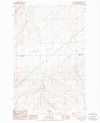 Sagebrush Flat Washington Historical topographic map, 1:24000 scale, 7.5 X 7.5 Minute, Year 1985