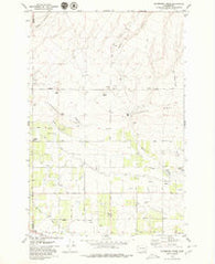 Sagebrush Ridge Washington Historical topographic map, 1:24000 scale, 7.5 X 7.5 Minute, Year 1979