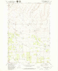 Sagebrush Ridge Washington Historical topographic map, 1:24000 scale, 7.5 X 7.5 Minute, Year 1979