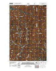 Salmo Mountain Washington Historical topographic map, 1:24000 scale, 7.5 X 7.5 Minute, Year 2011