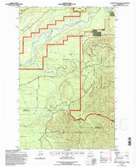 Salmon River East Washington Historical topographic map, 1:24000 scale, 7.5 X 7.5 Minute, Year 1995