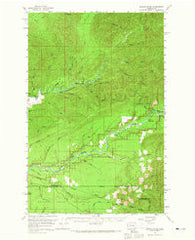 Salmon River Washington Historical topographic map, 1:62500 scale, 15 X 15 Minute, Year 1956
