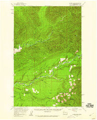 Salmon River Washington Historical topographic map, 1:62500 scale, 15 X 15 Minute, Year 1956