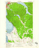 Samish Lake Washington Historical topographic map, 1:62500 scale, 15 X 15 Minute, Year 1954