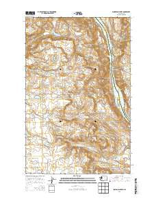 Sanderson Creek Washington Current topographic map, 1:24000 scale, 7.5 X 7.5 Minute, Year 2014