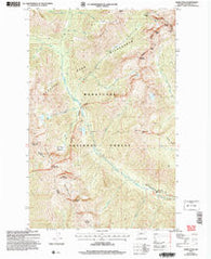 Saska Peak Washington Historical topographic map, 1:24000 scale, 7.5 X 7.5 Minute, Year 2004