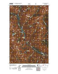 Saska Peak Washington Historical topographic map, 1:24000 scale, 7.5 X 7.5 Minute, Year 2011