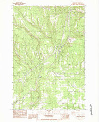 Satus Pass Washington Historical topographic map, 1:24000 scale, 7.5 X 7.5 Minute, Year 1983