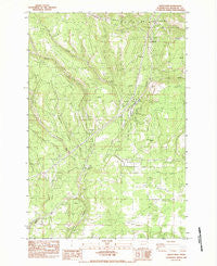 Satus Pass Washington Historical topographic map, 1:24000 scale, 7.5 X 7.5 Minute, Year 1983