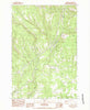 Satus Pass Washington Historical topographic map, 1:24000 scale, 7.5 X 7.5 Minute, Year 1983