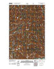 Sauk Mountain Washington Historical topographic map, 1:24000 scale, 7.5 X 7.5 Minute, Year 2011