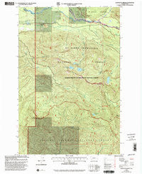 Sawtooth Ridge Washington Historical topographic map, 1:24000 scale, 7.5 X 7.5 Minute, Year 1998