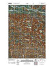Sawtooth Ridge Washington Historical topographic map, 1:24000 scale, 7.5 X 7.5 Minute, Year 2011