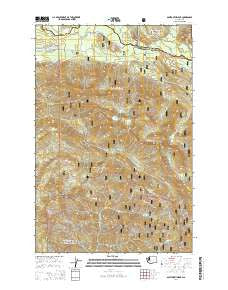 Sawtooth Ridge Washington Current topographic map, 1:24000 scale, 7.5 X 7.5 Minute, Year 2014
