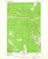 Scenic Washington Historical topographic map, 1:24000 scale, 7.5 X 7.5 Minute, Year 1965