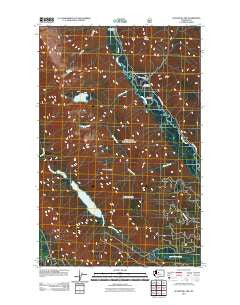 Schaefer Lake Washington Historical topographic map, 1:24000 scale, 7.5 X 7.5 Minute, Year 2011