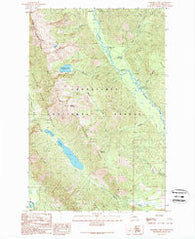 Schaffer Lake Washington Historical topographic map, 1:24000 scale, 7.5 X 7.5 Minute, Year 1989