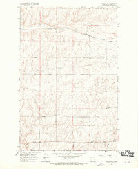 Schoonover Washington Historical topographic map, 1:24000 scale, 7.5 X 7.5 Minute, Year 1967