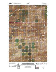 Schrag Washington Historical topographic map, 1:24000 scale, 7.5 X 7.5 Minute, Year 2011