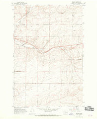 Schrag Washington Historical topographic map, 1:24000 scale, 7.5 X 7.5 Minute, Year 1967