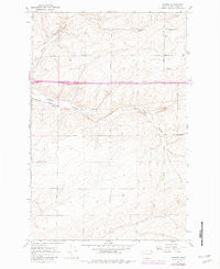 Schrag Washington Historical topographic map, 1:24000 scale, 7.5 X 7.5 Minute, Year 1967